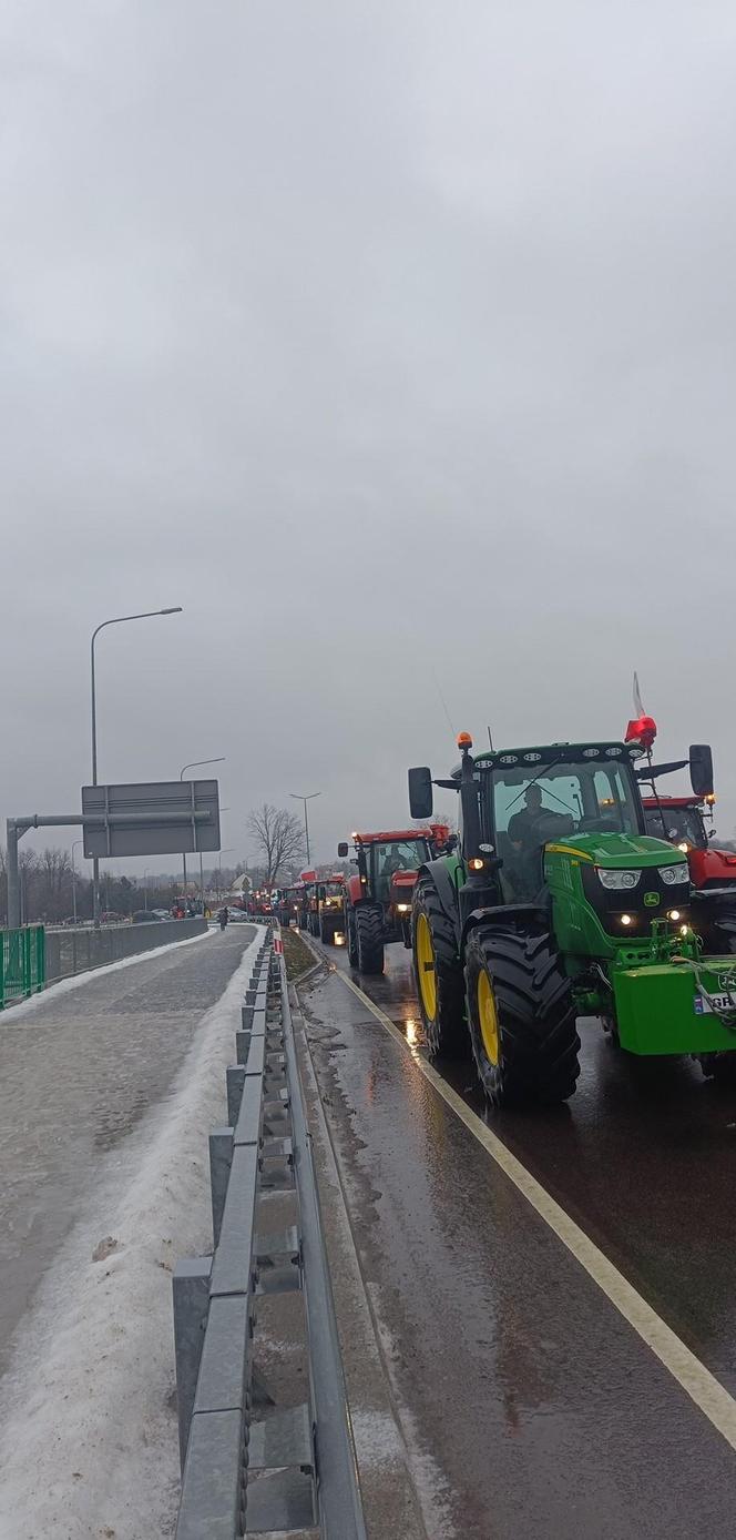 Protest rolników w Modliborzycach