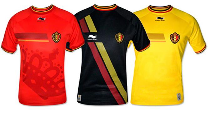 Belgia, koszulka MŚ