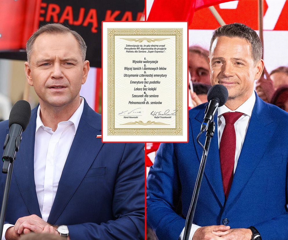 Karol Nawrocki i Rafał Trzaskowski podpisali się pod naszym Paktem dla Seniorów