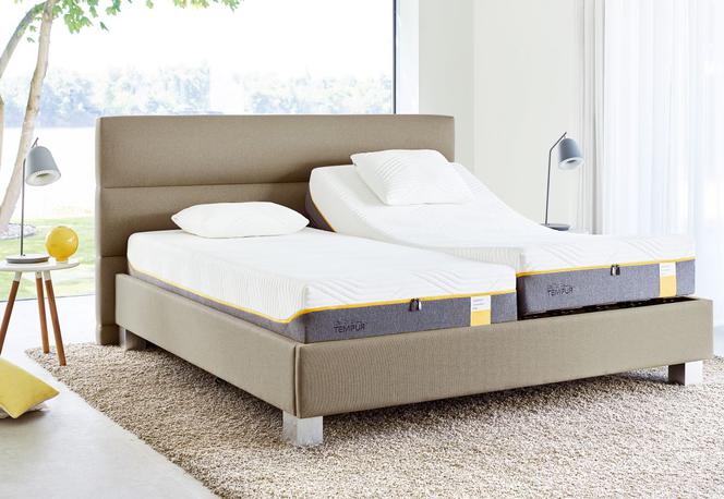 Materac: regulowany stelaż łóżka