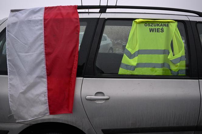 Protest rolników w Medyce