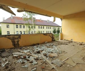 Opuszczona miejscowość Kłomino