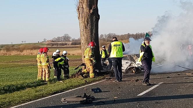 Tragiczny wypadek w miejscowości Głogowiniec [ZDJĘCIA] 