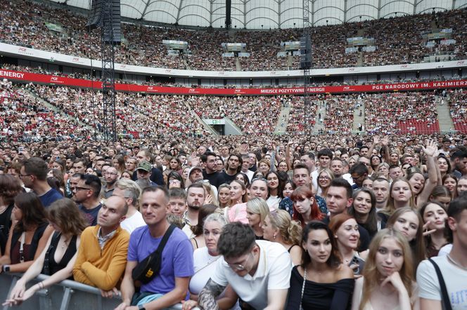 Koncert Jennifer Lopez w Warszawie (25.07.2025) - część druga. Organizatorem koncertu jest Prestige MJM