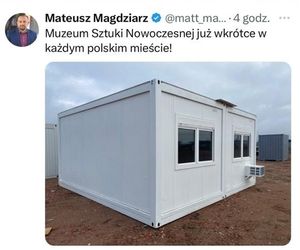 Memy po otwarciu Muzeum Sztuki Nowoczesnej w Warszawie