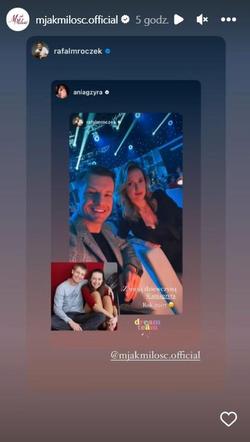 M jak miłość. Rafał Mroczek (Paweł), Anna Gzyra (Sylwia)