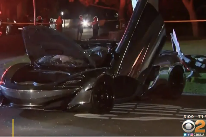Wypadek McLarena w Los Angeles