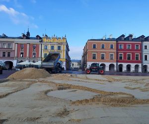 Budowa lodowiska w Zamościu