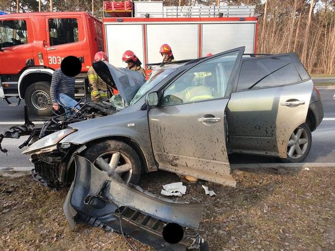 Groźny wypadek na ul. Grunwaldzkiej w Bydgoszczy. Jedna osoba poszkodowana 