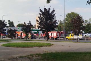 Groźny wyciek gazu na stacji paliw przy Kelles-Krauza