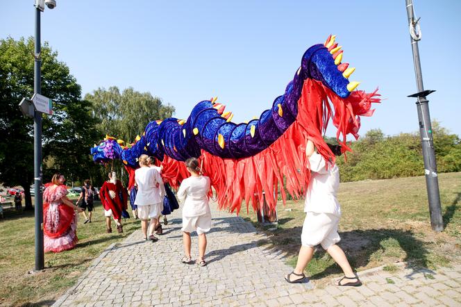 Parada smoków w Będzinie 