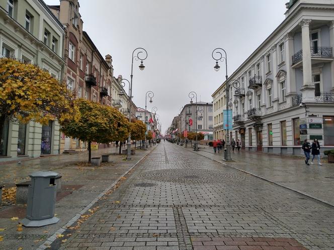 Ulice Kielc w dniu Święta Niepodległości 2020