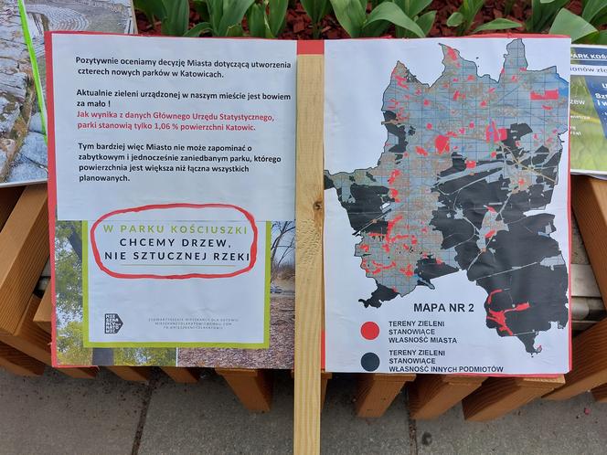 Zamiast sztucznej rzeki - więcej drzew. Mieszkańcy złożyli petycję ws. Parku Kościuszki