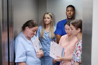 Pierwsza miłość odc. 3483. Weronika (Dominika Kryszczyńska), Samuel (Gamou Fall)