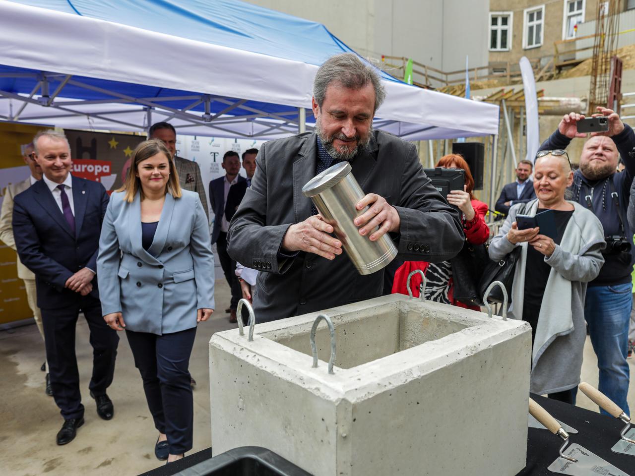 Kamień węgielny pod budowę Teatru Polskiego w Szczecinie wmurowany [GALERIA]