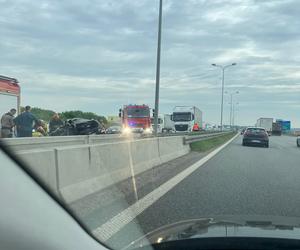 Wypadek na autostradzie A4
