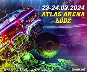 Hot Wheels Monster Trucks Live Glow Party rozświetli Atlas Arenę w Łodzi już 23 i 24 marca 2024