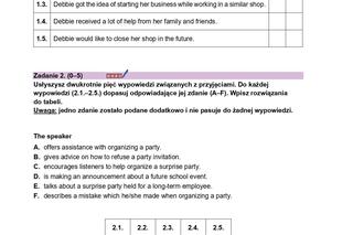 Matura próbna 2023 - arkusz z angielskiego