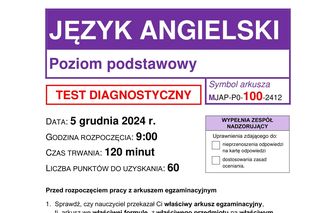 Matura próbna 2025: angielski. Arkusze CKE i odpowiedzi matury próbnej 2025 z angielskiego [5.12.2024]
