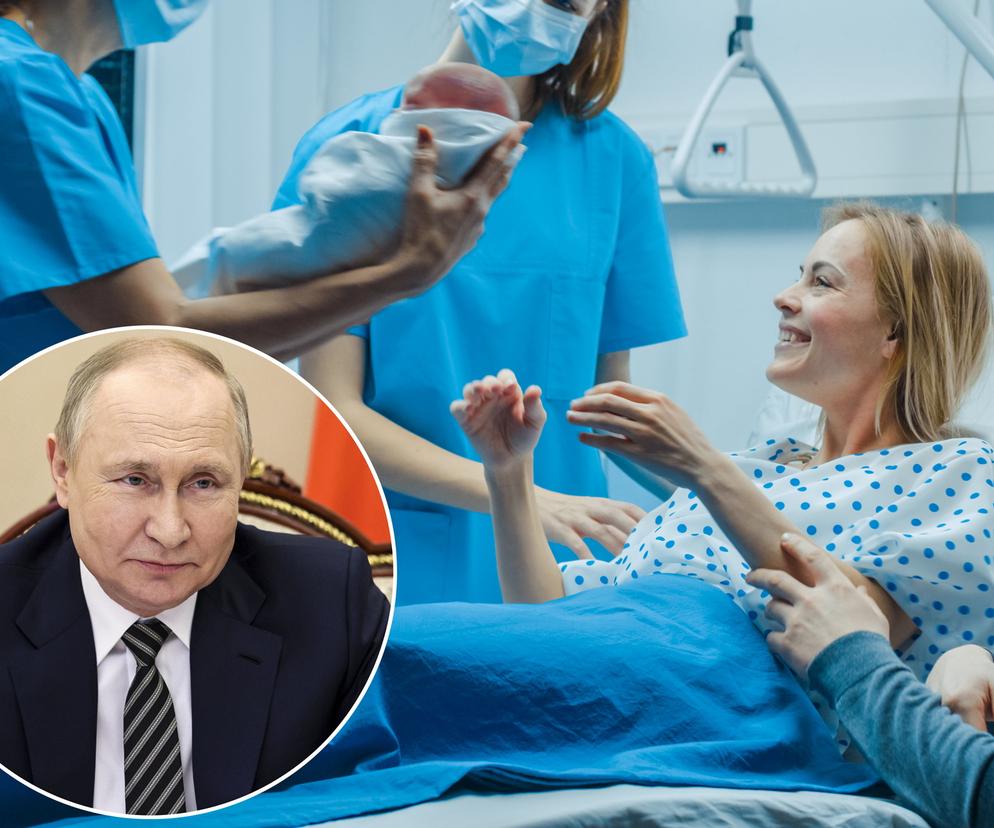 Putin będzie płacił za rodzenie dzieci milion rubli! Matka-bohaterka jak w ZSRR