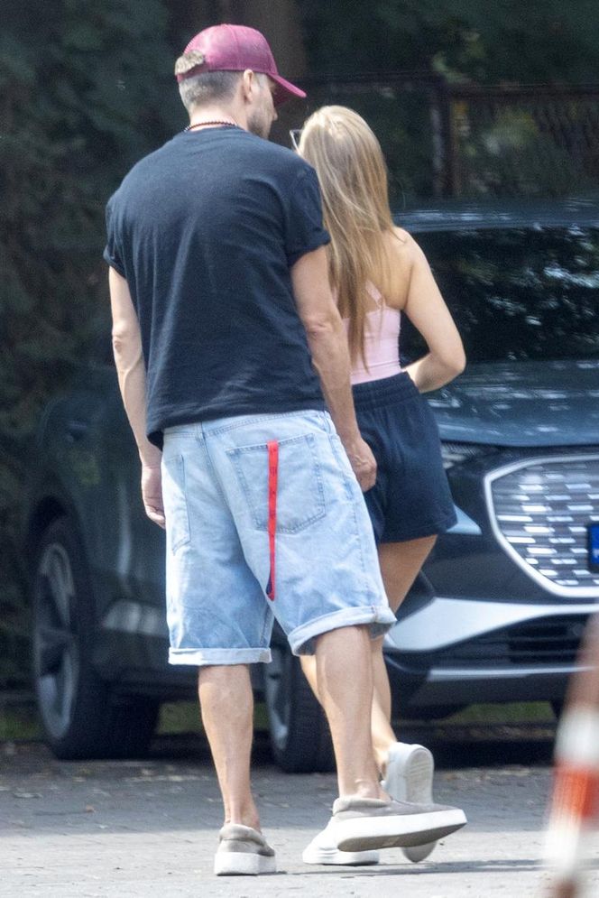 Agnieszka Kaczorowska i Marcin Rogacewicz wybrali się na rowery 