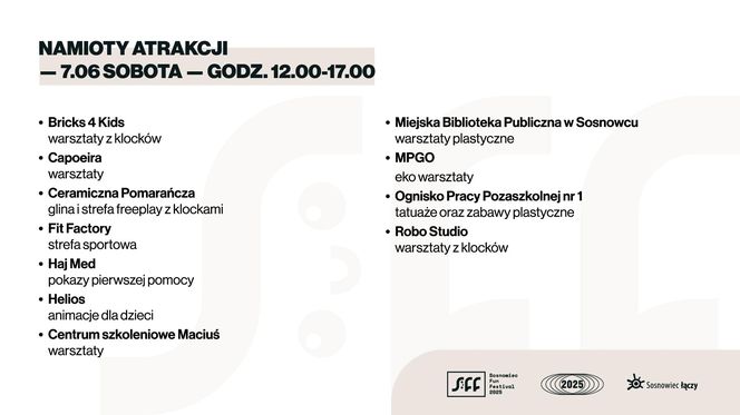Dni Sosnowca 2025. Szczegółowy program wydarzeń