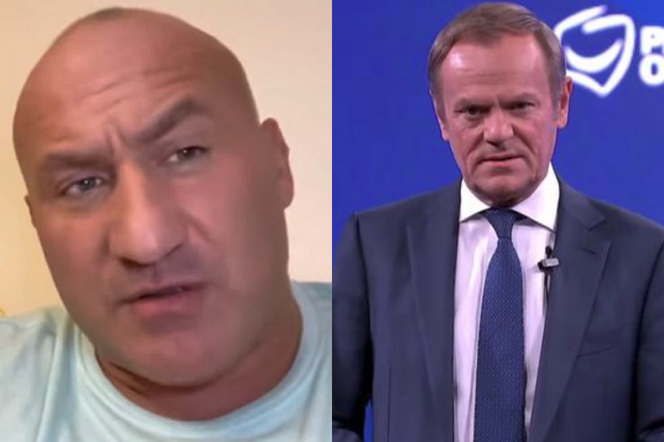 Marcin Najman, Donald Tusk