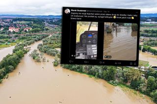 Powódź odcięła bliskich Karola od świata. Nie mógł do nich dojechać, więc wsiadł w helikopter! Kozak jakich mało