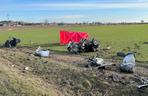 Tragiczny wypadek na DK 17. BMW roztrzaskało się na drzewie. 33-letni kierowca zginął na miejscu