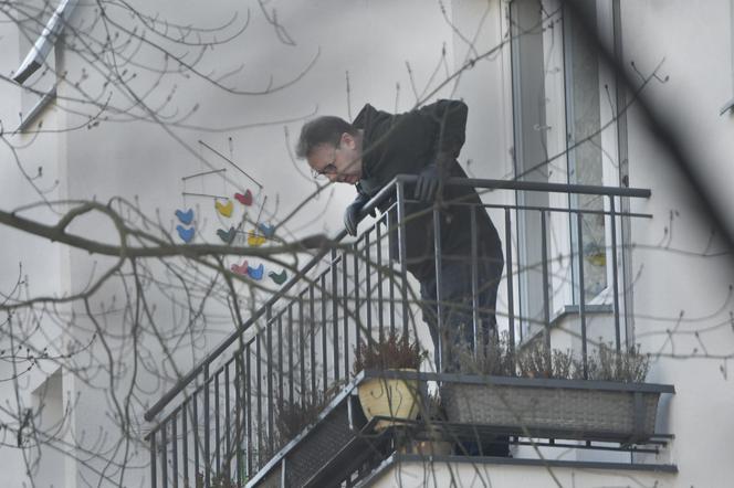 Zamachowski wyrzucił choinkę z balkonu