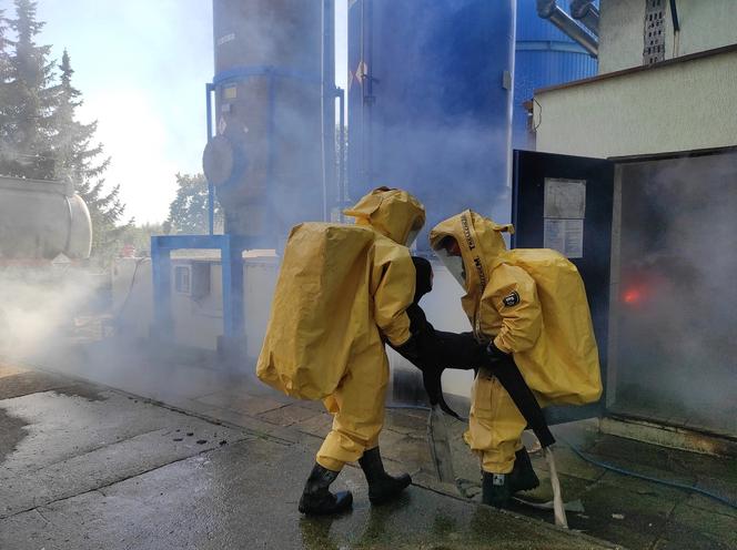  ”Browarny Incydent 2021” - ćwiczenia strażaków w Braniewie