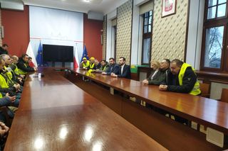 Rolnicy w Zachodniopomorskim Urzędzie Wojewódzkim w Szczecinie