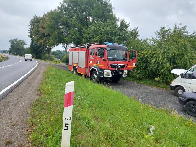 Kolizja w Kuczowie na Ostrowieckiej