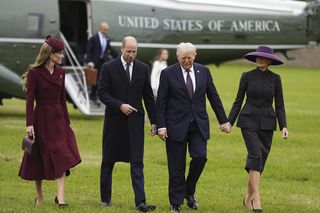 Donald Trump w Wielkiej Brytanii, spotkanie z królem Karolem III