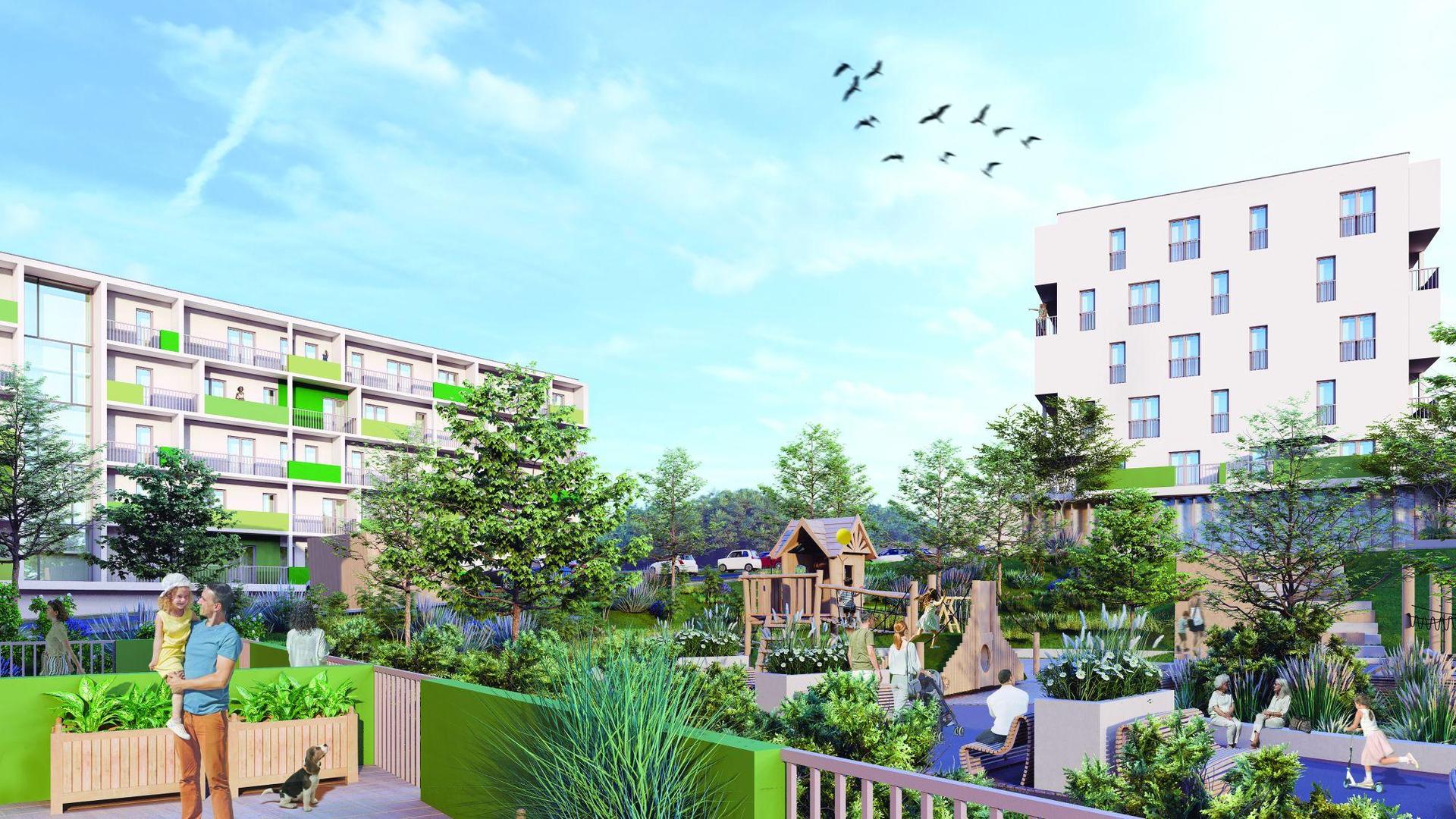 Osiedle TBS w Bielsku-Białej według UrbanGEOS 