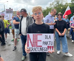Protest Konfederacji w Siedlcach zgromadził ok. 600 osób