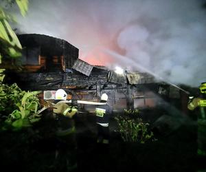 Pożar hotelu w Bieszczadach. Strażacy znaleźli ciało 