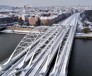 Nowe mosty kolejowe w Krakowie