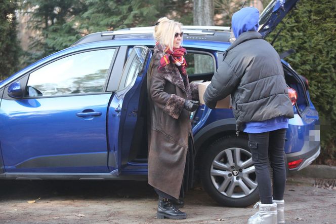 Sylwia Wysocka z komornikiem do bylego