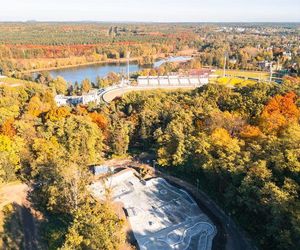 Skatepark w parku Wiśniowiec w Rybniku na finiszu