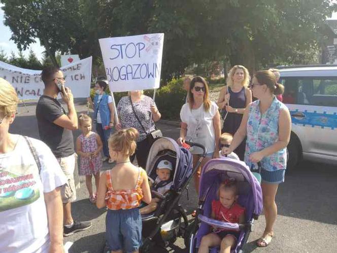 Zobaczcie jak przebiegał protest w Wawrowie. 