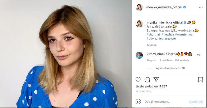 M jak miłość. Monika Mielnicka 