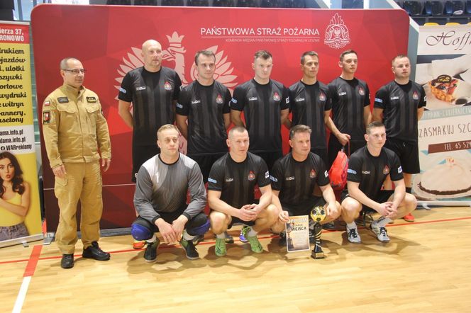 Drużyny eliminacji strefowych Mistrzostw Wielkopolski Strażaków w Piłce Nożnej Halowej