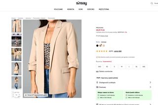 Marynarki i żakiety Sinsay