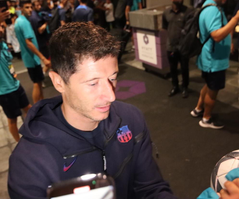 Robert Lewandowski w Nowym Jorku