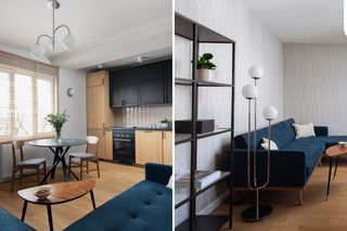 35 m pod skosami? Zobacz, jak architektka zamieniła je w designerską perełkę w stylu mid-century