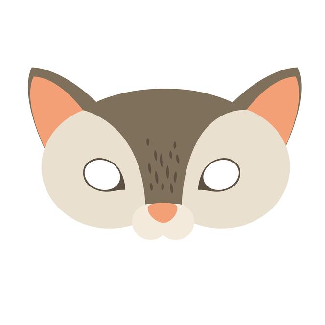 Maska karnawałowa - kotek