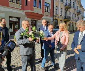 Konferencja Henryka Łabędzia, kandydata Prawa i Sprawiedliwości na prezydenta Tarnowa