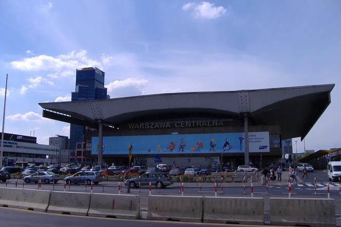 Dworzec kolejowy Warszawa Centralna, który budował Karwowski