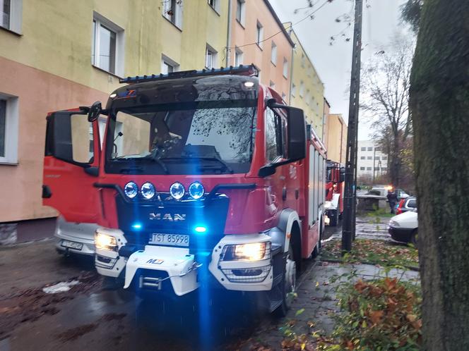 Pożar przy Żeromskiego w Starachowicach